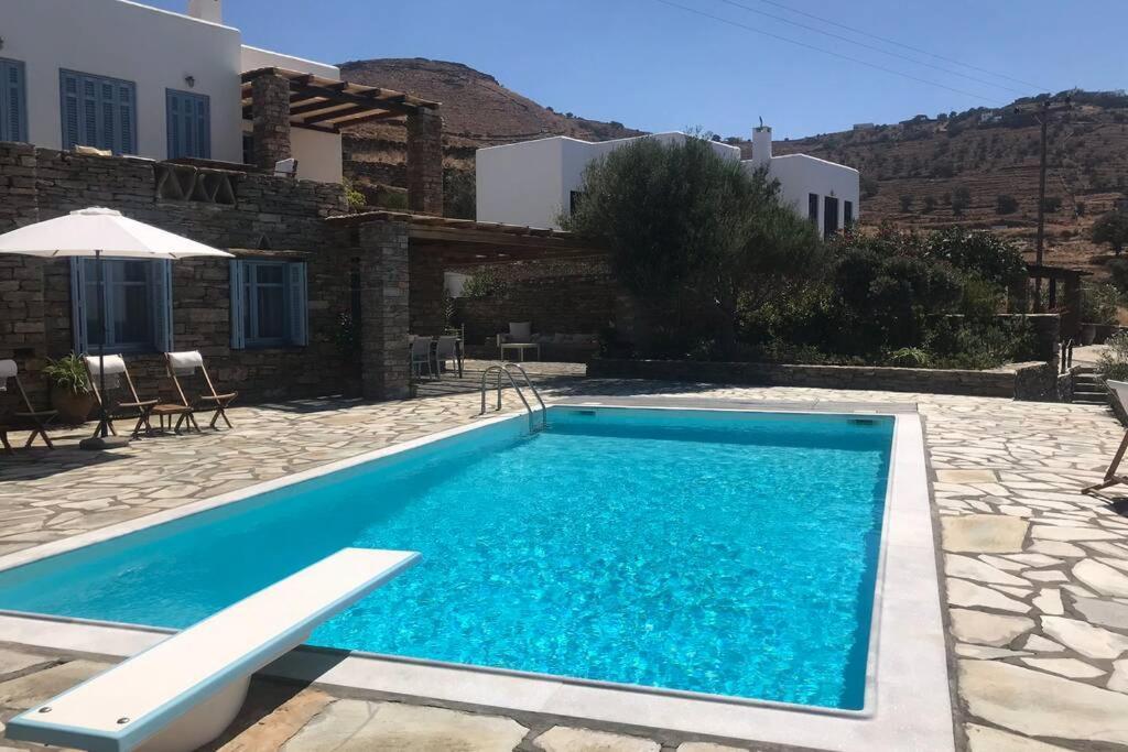 Sunset Villa With Swimming Pool At Tzia Ligia  外观 照片