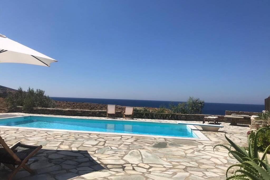 Sunset Villa With Swimming Pool At Tzia Ligia  外观 照片