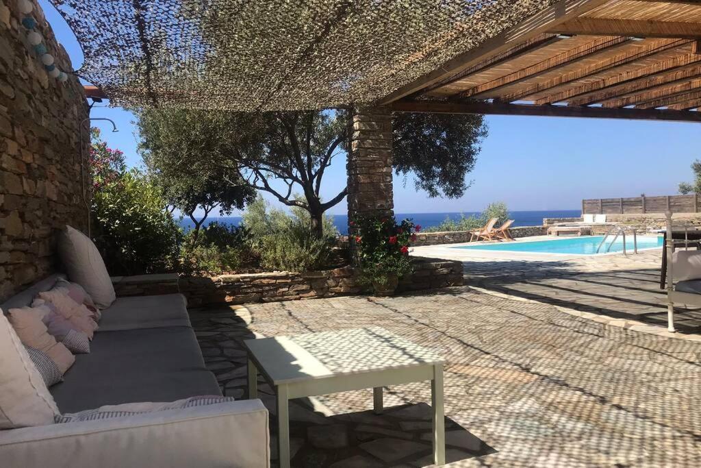 Sunset Villa With Swimming Pool At Tzia Ligia  外观 照片